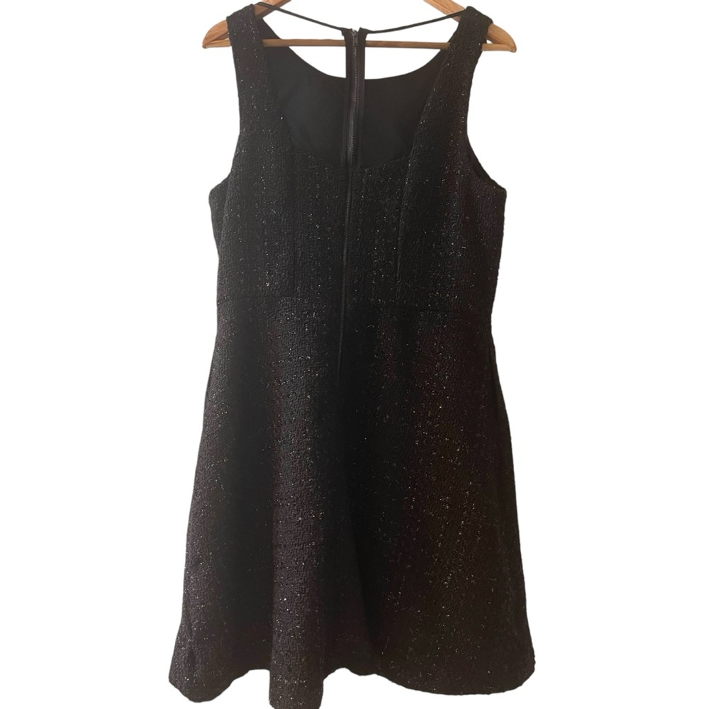 🎉HP! NWT! Jennifer Lopez Sparkle Tweed Fit and Flare Dress - Picture 3 of 5